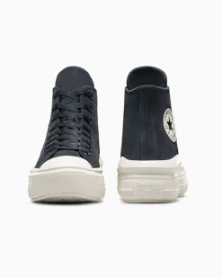 Converse Modelli Alti|Modelli Con Platform<Chuck Taylor All Star Move Platform Colorful Suede Foreste oscure/Egret/Nero