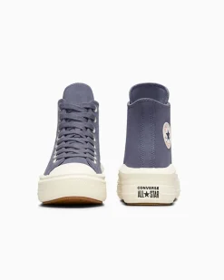 Converse Ragazzi (Età 8-12 Anni)|Ragazza<Chuck Taylor All Star Move Platform Suede Lavanda cenere/Egret
