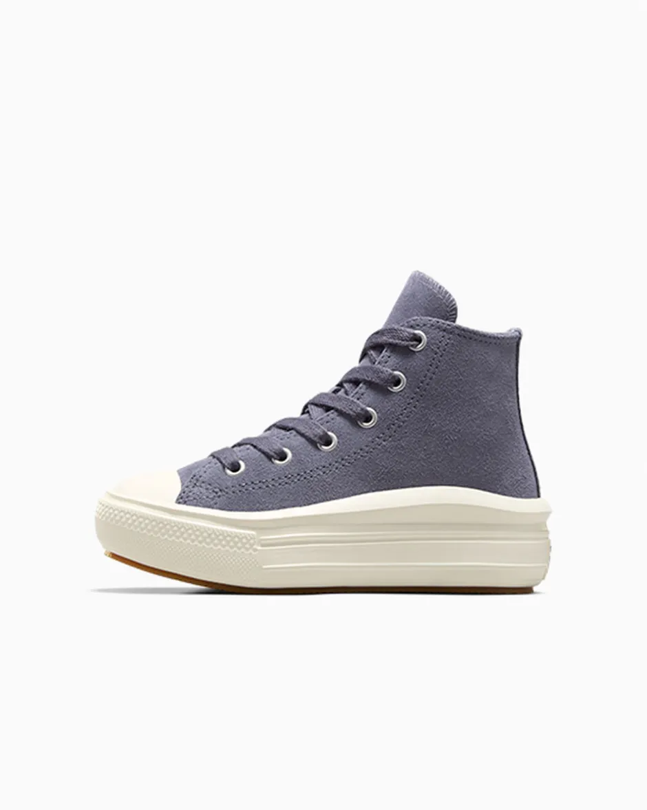 Converse Bambini (Età 4-8 Anni)|Ragazza<Chuck Taylor All Star Move Platform Suede Lavanda cenere/Egret