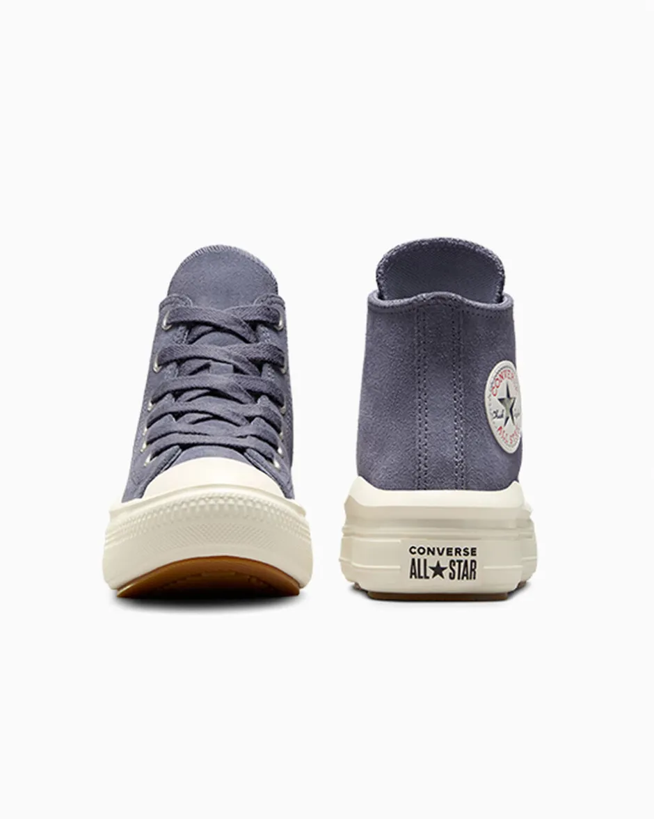 Converse Bambini (Età 4-8 Anni)|Ragazza<Chuck Taylor All Star Move Platform Suede Lavanda cenere/Egret