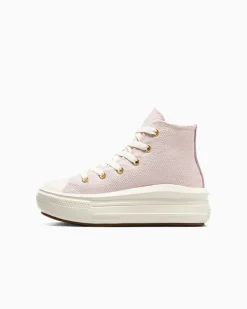 Converse Bambini (Età 4-8 Anni)|Ragazza<Chuck Taylor All Star Move Platform Gold Luxe Orchid Dust/Egret/Oro