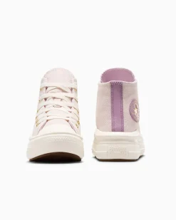 Converse Bambini (Età 4-8 Anni)|Ragazza<Chuck Taylor All Star Move Platform Gold Luxe Orchid Dust/Egret/Oro