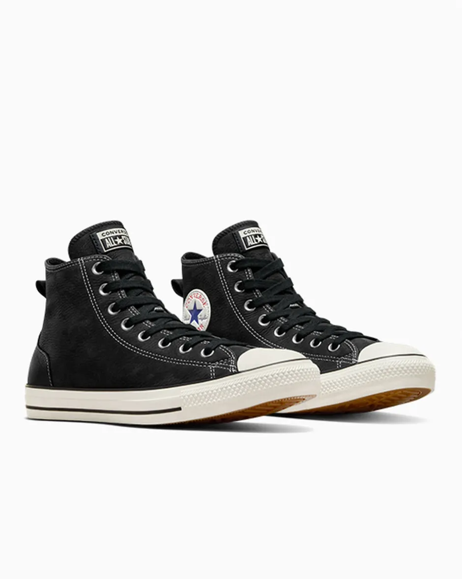 Converse Modelli Alti|Modelli Alti<Chuck Taylor All Star Nubuck & Leather Nero/Egret/Rosso