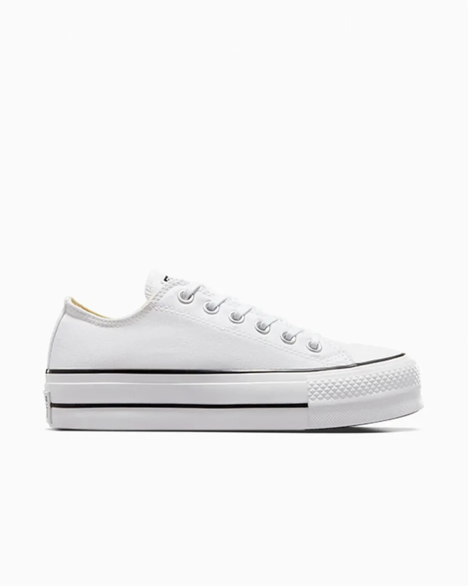 Converse Modelli Bassi|Modelli Con Platform<Chuck Taylor All Star Platform Canvas Bianco/Nero/Bianco