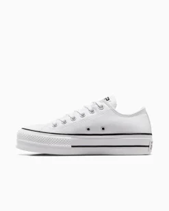 Converse Modelli Bassi|Modelli Con Platform<Chuck Taylor All Star Platform Canvas Bianco/Nero/Bianco