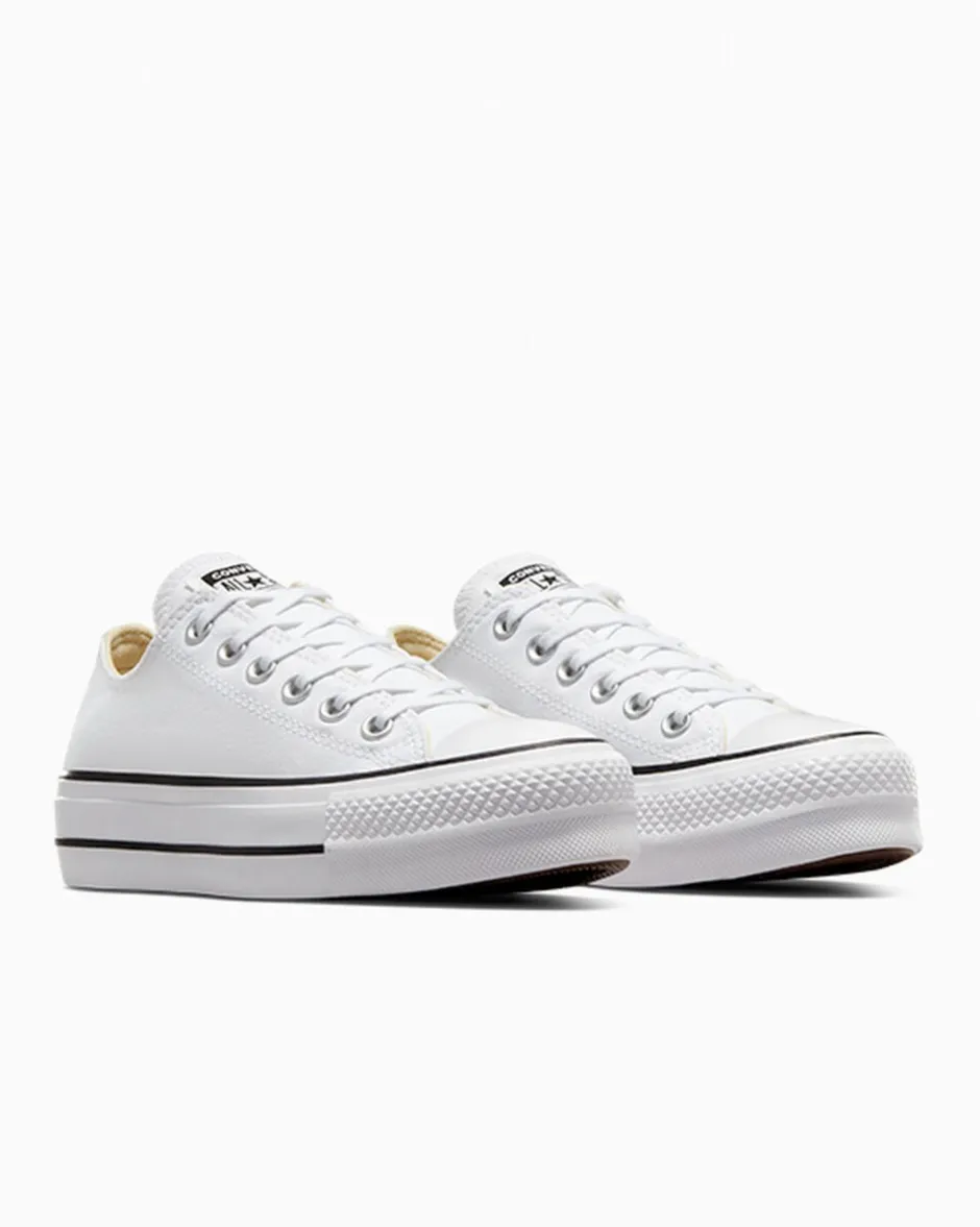 Converse Modelli Bassi|Modelli Con Platform<Chuck Taylor All Star Platform Canvas Bianco/Nero/Bianco