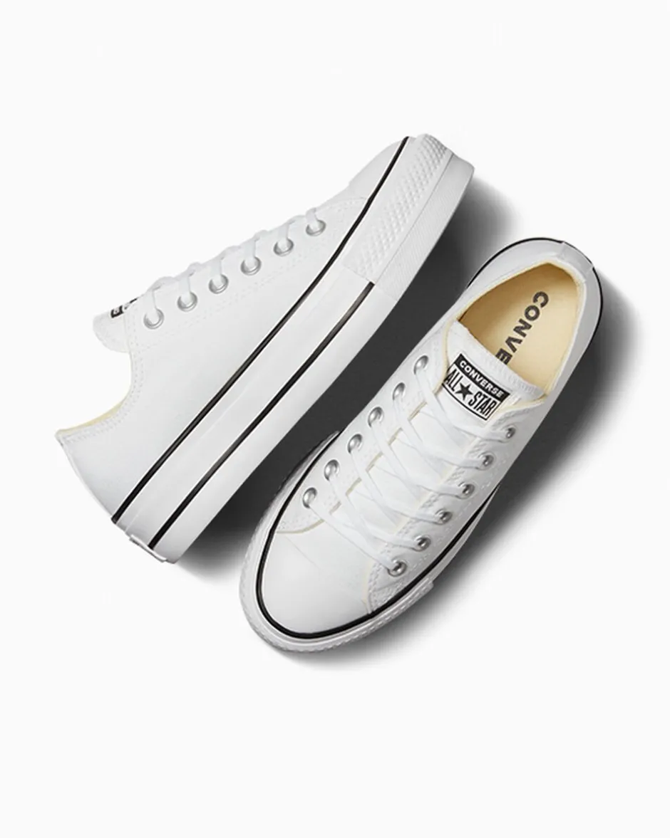 Converse Modelli Bassi|Modelli Con Platform<Chuck Taylor All Star Platform Canvas Bianco/Nero/Bianco