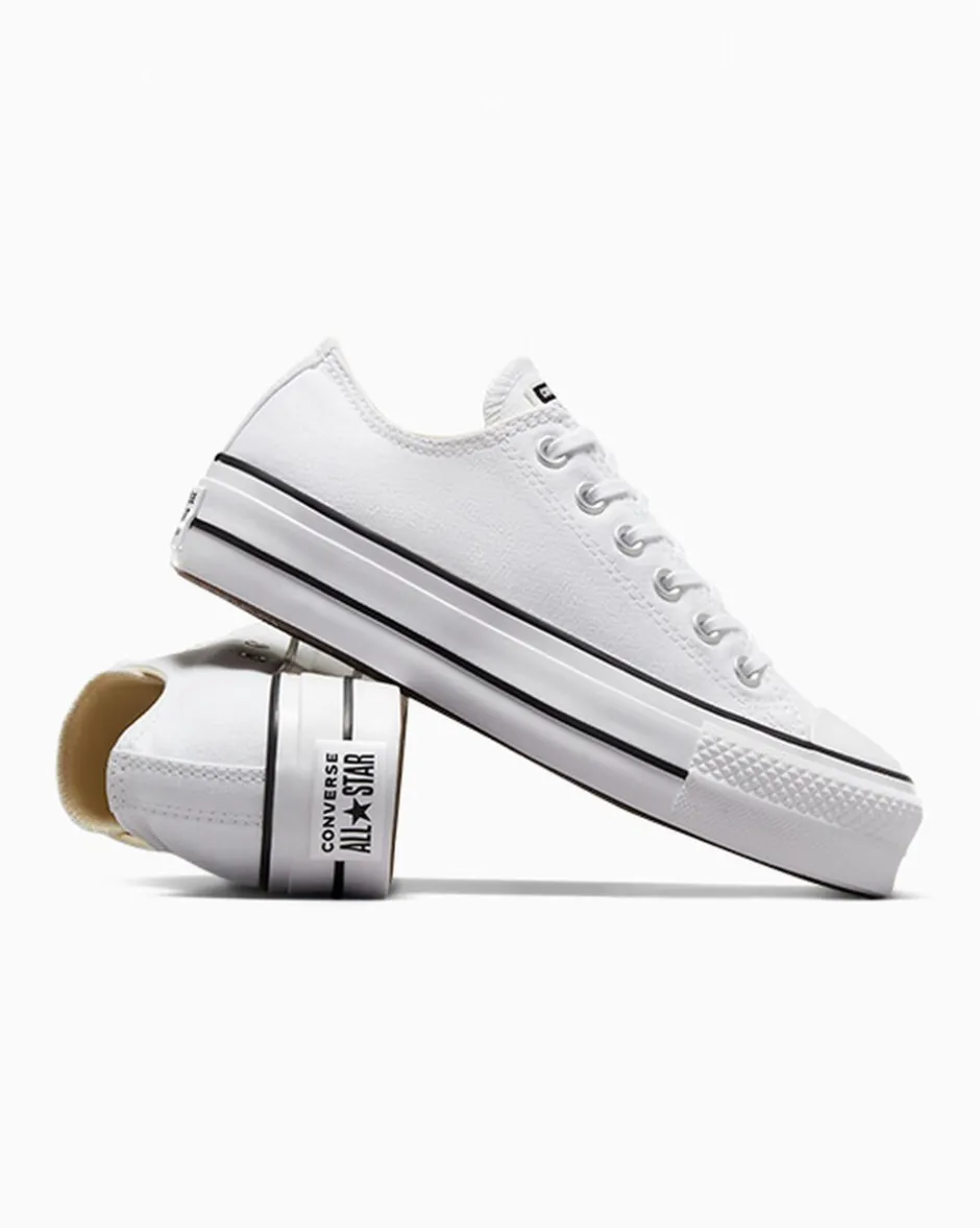 Converse Modelli Bassi|Modelli Con Platform<Chuck Taylor All Star Platform Canvas Bianco/Nero/Bianco