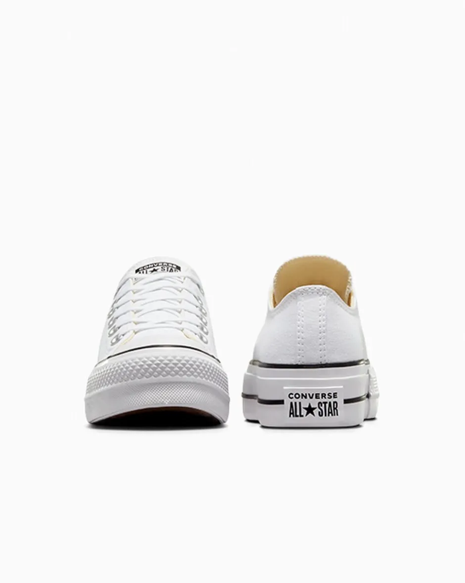 Converse Modelli Bassi|Modelli Con Platform<Chuck Taylor All Star Platform Canvas Bianco/Nero/Bianco