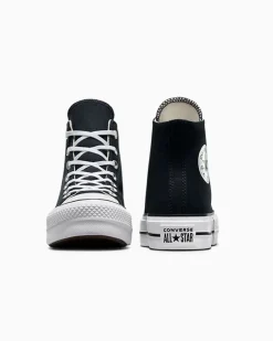 Converse Modelli Alti|Chuck Taylor All Star<Chuck Taylor All Star Platform Nero/Bianco/Bianco