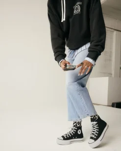 Converse Modelli Alti|Chuck Taylor All Star<Chuck Taylor All Star Platform Nero/Bianco/Bianco