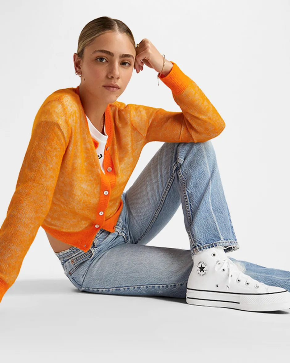 Converse Modelli Alti|Modelli Con Platform<Chuck Taylor All Star Platform Bianco/Nero/Bianco