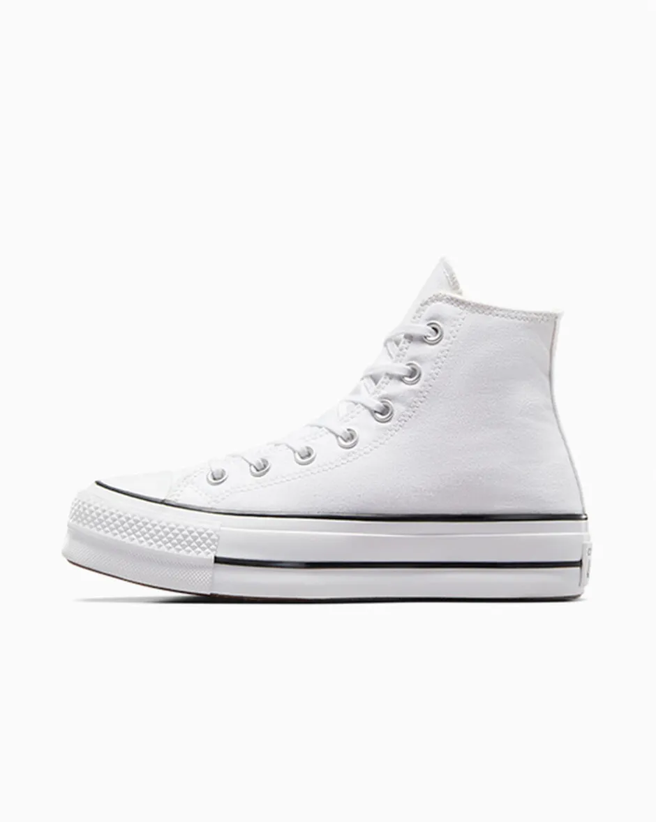 Converse Modelli Alti|Modelli Con Platform<Chuck Taylor All Star Platform Bianco/Nero/Bianco
