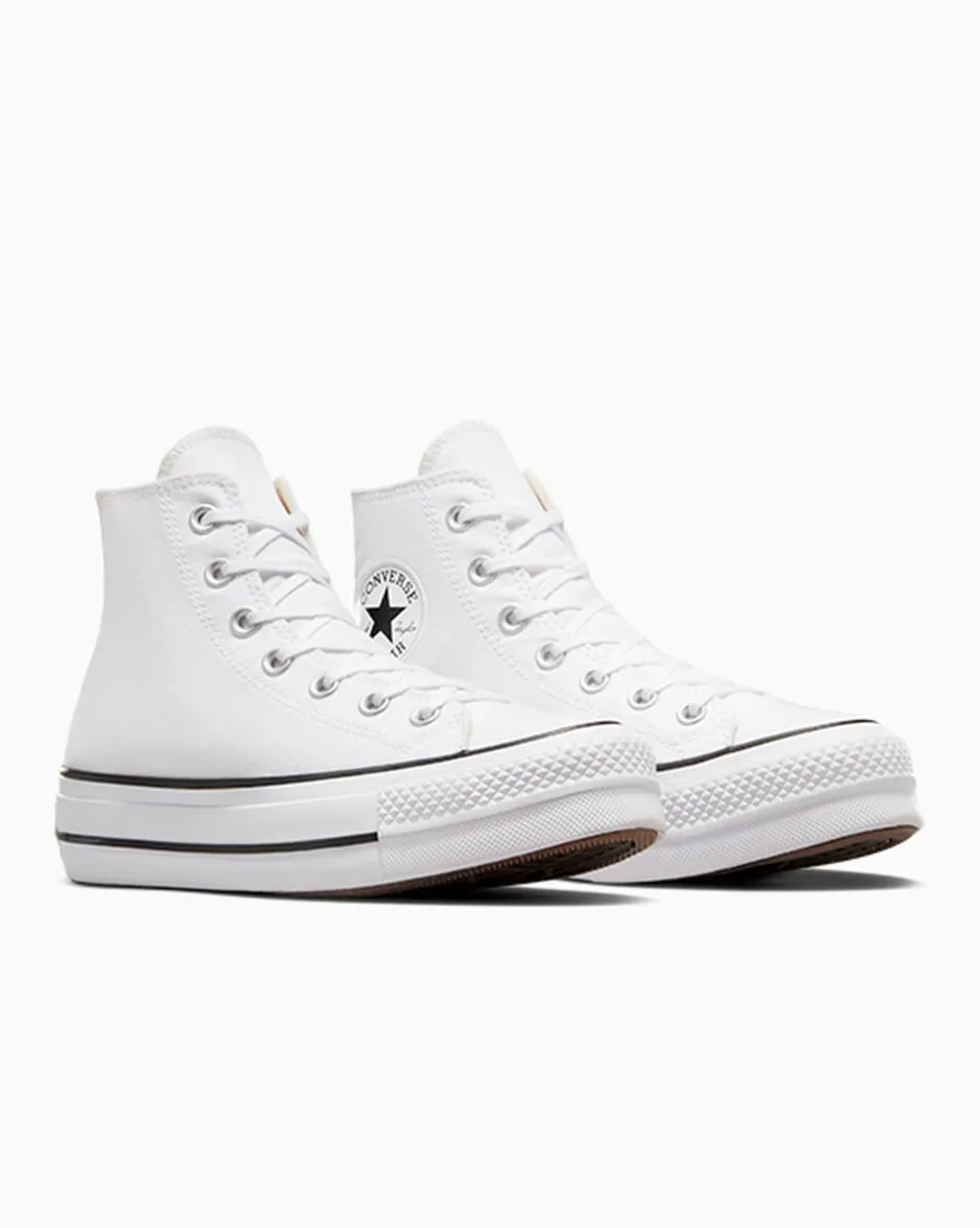Converse Modelli Alti|Modelli Con Platform<Chuck Taylor All Star Platform Bianco/Nero/Bianco