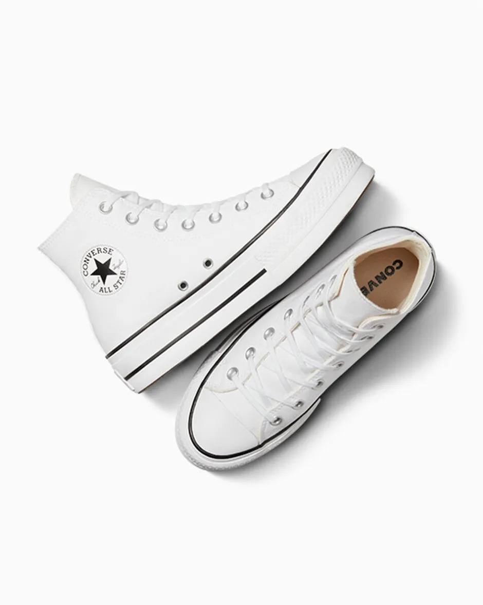 Converse Modelli Alti|Modelli Con Platform<Chuck Taylor All Star Platform Bianco/Nero/Bianco