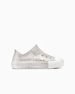 Converse Modelli Bassi<Chuck Taylor All Star Play Lite CX Metallic Blush Hush/Argento/Bianco