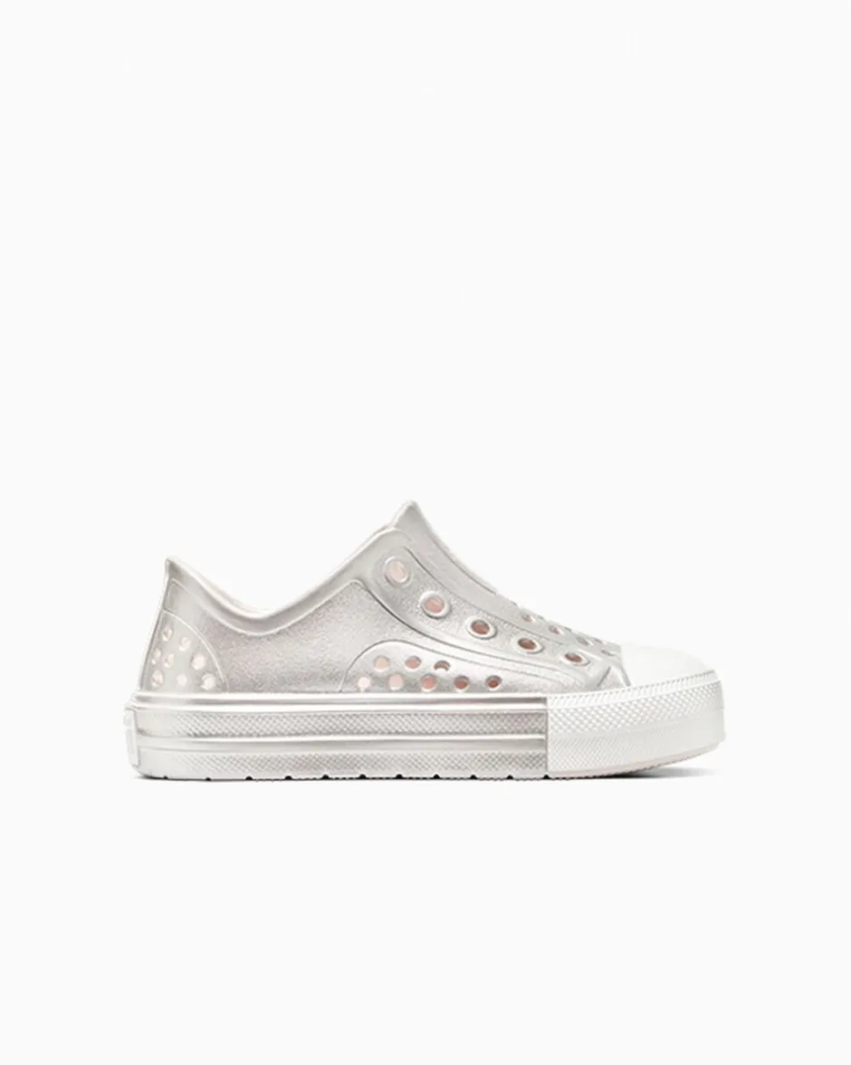 Converse Modelli Bassi<Chuck Taylor All Star Play Lite CX Metallic Blush Hush/Argento/Bianco
