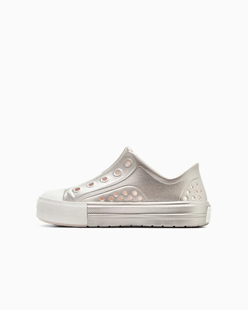 Converse Modelli Bassi<Chuck Taylor All Star Play Lite CX Metallic Blush Hush/Argento/Bianco
