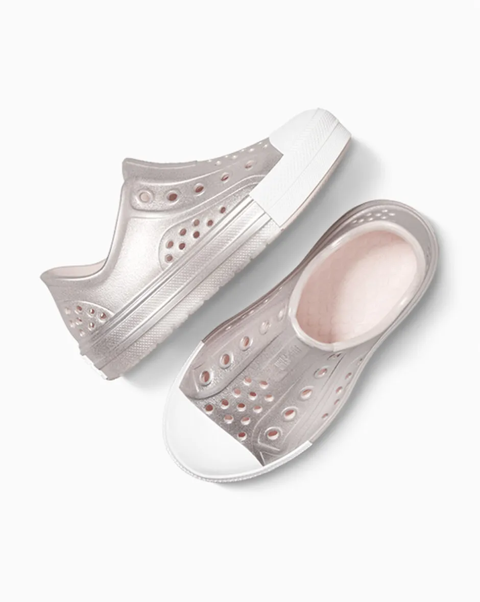 Converse Modelli Bassi<Chuck Taylor All Star Play Lite CX Metallic Blush Hush/Argento/Bianco