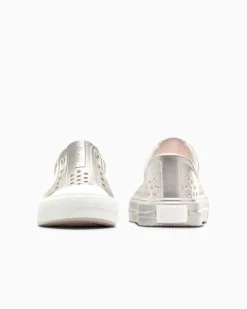 Converse Modelli Bassi<Chuck Taylor All Star Play Lite CX Metallic Blush Hush/Argento/Bianco