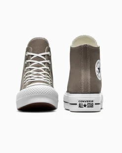 Converse Modelli Alti|Modelli Con Platform<Chuck Taylor All Star Platform Carbone/Bianco/Nero
