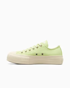 Converse Modelli Bassi|Modelli Con Platform<Chuck Taylor All Star Platform Canvas Giallo limone/Avorio naturale