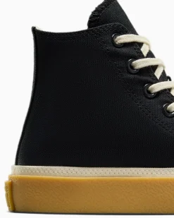 Converse Modelli Alti|Modelli Alti<Chuck Taylor All Star Retro Rubber Nero/Egret/Egret