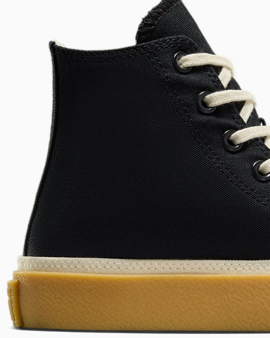 Converse Modelli Alti|Modelli Alti<Chuck Taylor All Star Retro Rubber Nero/Egret/Egret