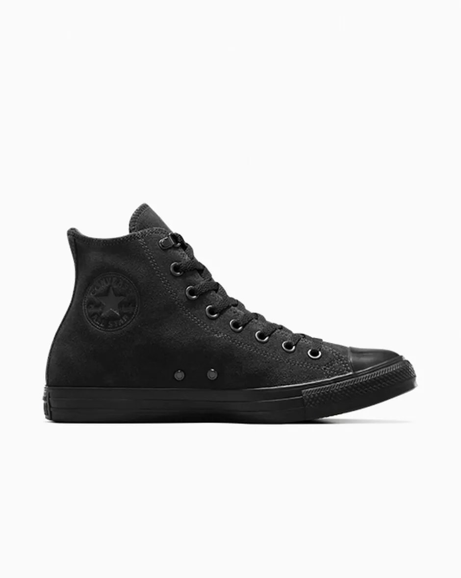 Converse Modelli Alti|Modelli Alti<Chuck Taylor All Star Suede & Faux Fur Nero/Nero/Nero