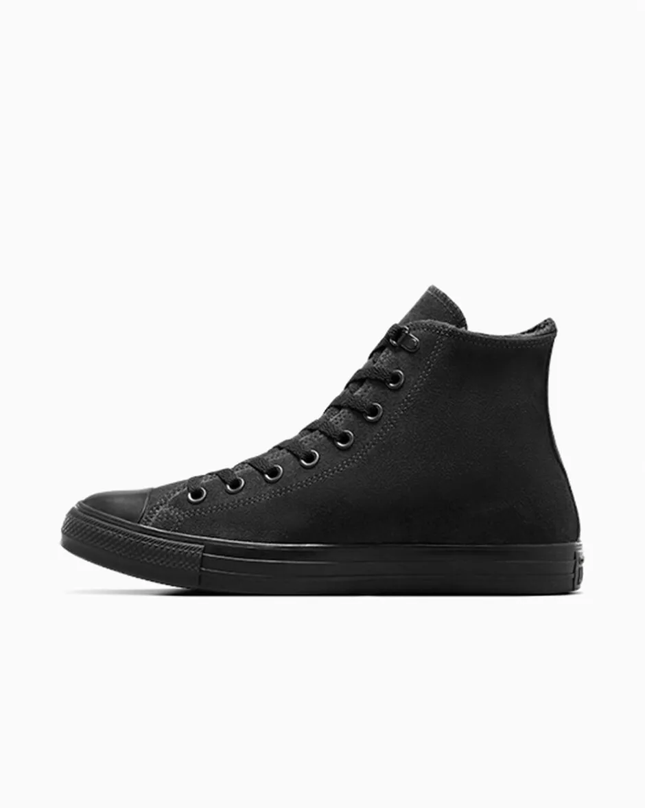 Converse Modelli Alti|Modelli Alti<Chuck Taylor All Star Suede & Faux Fur Nero/Nero/Nero