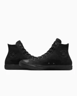 Converse Modelli Alti|Modelli Alti<Chuck Taylor All Star Suede & Faux Fur Nero/Nero/Nero