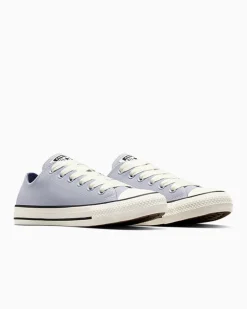 Converse Modelli Bassi|Chuck Taylor All Star<Chuck Taylor All Star Suede Città fantasma/Egret/Viola ombreggiato
