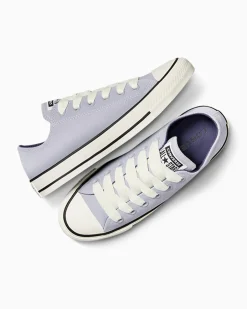 Converse Modelli Bassi|Chuck Taylor All Star<Chuck Taylor All Star Suede Città fantasma/Egret/Viola ombreggiato