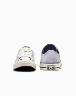 Converse Modelli Bassi|Chuck Taylor All Star<Chuck Taylor All Star Suede Città fantasma/Egret/Viola ombreggiato