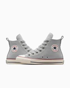Converse Ragazzi (Età 8-12 Anni)|Ragazzo<Chuck Taylor All Star Suede Area grigia/Egret/Blu oltremare