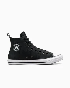 Converse Modelli Alti|Modelli Alti<Chuck Taylor All Star TecTuff Waterproof Camo Nero/Materia scura/Bianco