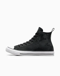 Converse Modelli Alti|Modelli Alti<Chuck Taylor All Star TecTuff Waterproof Camo Nero/Materia scura/Bianco