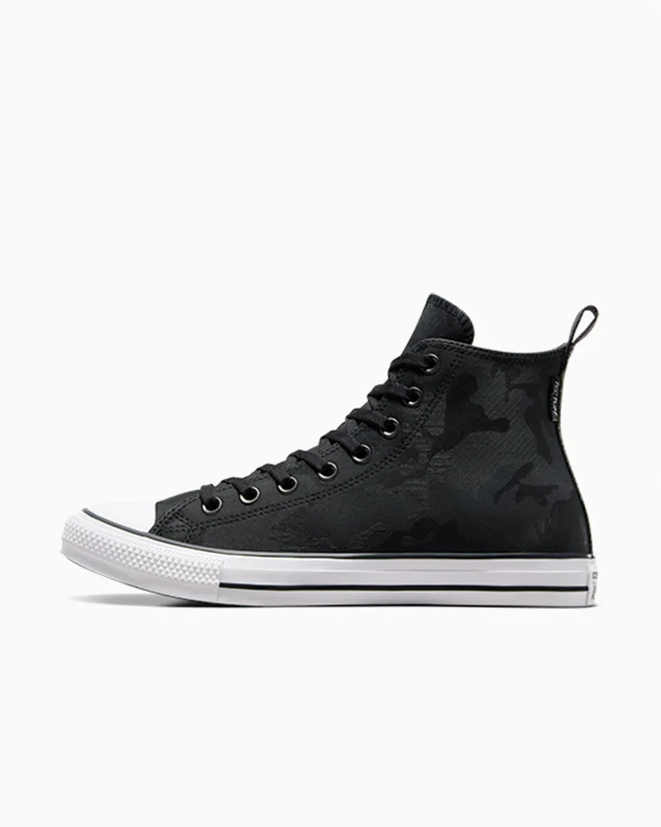 Converse Modelli Alti|Modelli Alti<Chuck Taylor All Star TecTuff Waterproof Camo Nero/Materia scura/Bianco