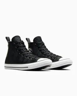 Converse Modelli Alti|Modelli Alti<Chuck Taylor All Star TecTuff Waterproof Camo Nero/Materia scura/Bianco