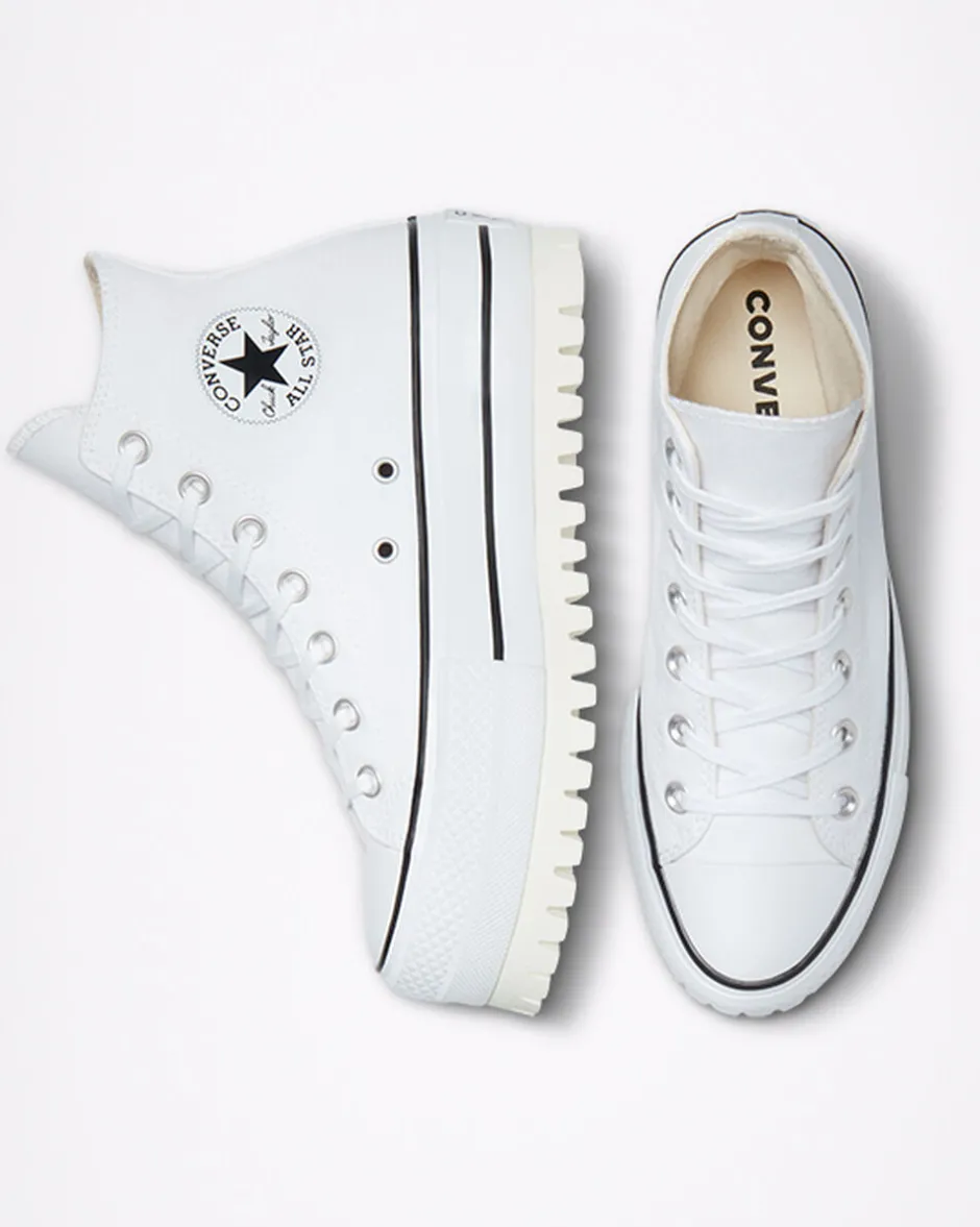 Converse Modelli Alti|Modelli Con Platform<Chuck Taylor All Star Trek Bianco Bianco Trek