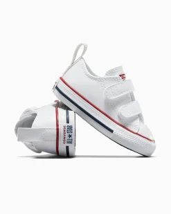Converse Neonati E Bimbi Piccoli (Età 0-4 Anni)|Bambini (Età 4-8 Anni)<Chuck Taylor All Star 2V Leather - Bimbi piccoli Bianco