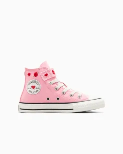 Converse Ragazza|Bambini (Età 4-8 Anni)<Chuck Taylor All Star Valentine's Day Easy On Jellyfish Jitter chiaro/Rosso/Egret