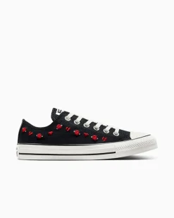 Converse Modelli Bassi<Chuck Taylor All Star Valentine's Day Nero/Rosso/Egret