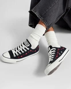 Converse Modelli Bassi<Chuck Taylor All Star Valentine's Day Nero/Rosso/Egret