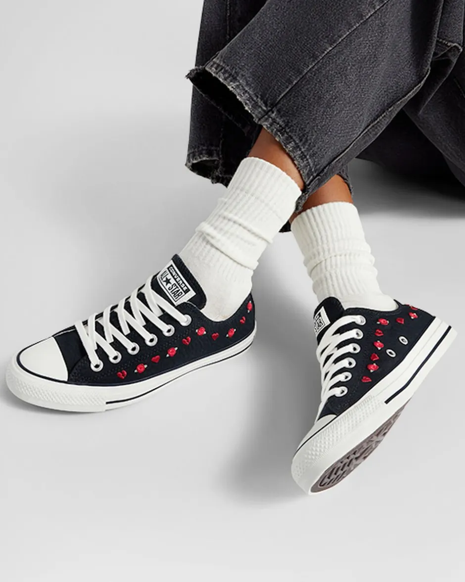 Converse Modelli Bassi<Chuck Taylor All Star Valentine's Day Nero/Rosso/Egret