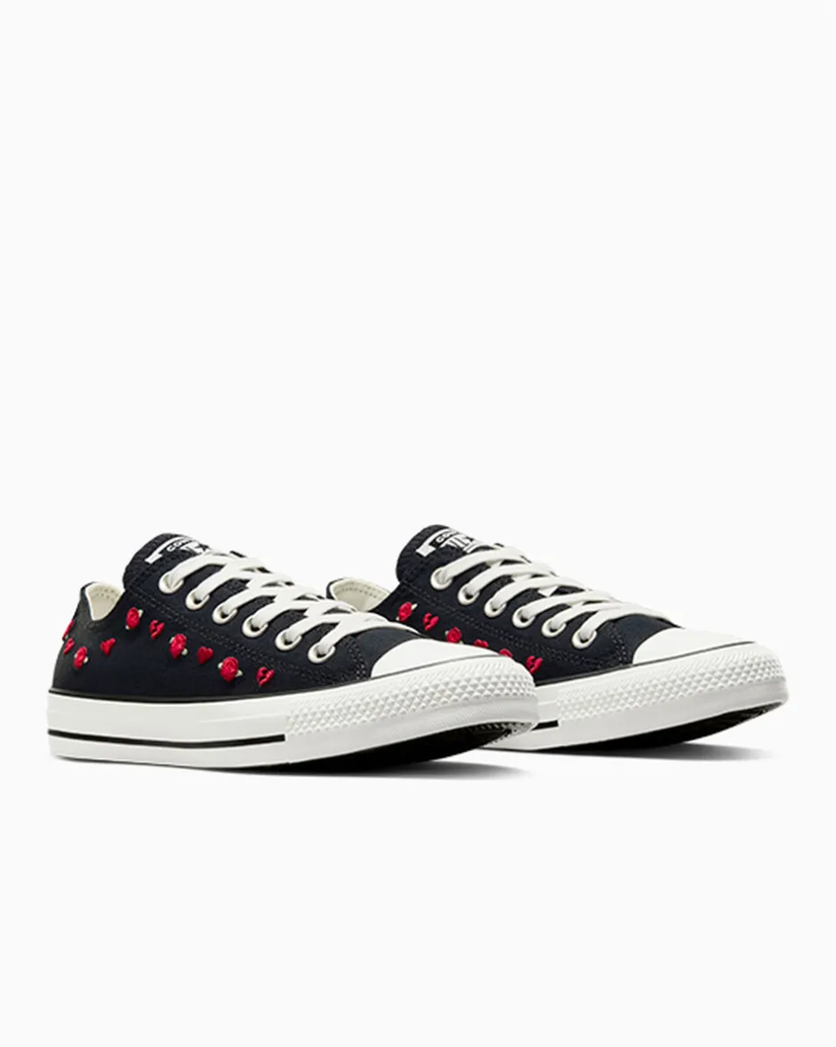 Converse Modelli Bassi<Chuck Taylor All Star Valentine's Day Nero/Rosso/Egret