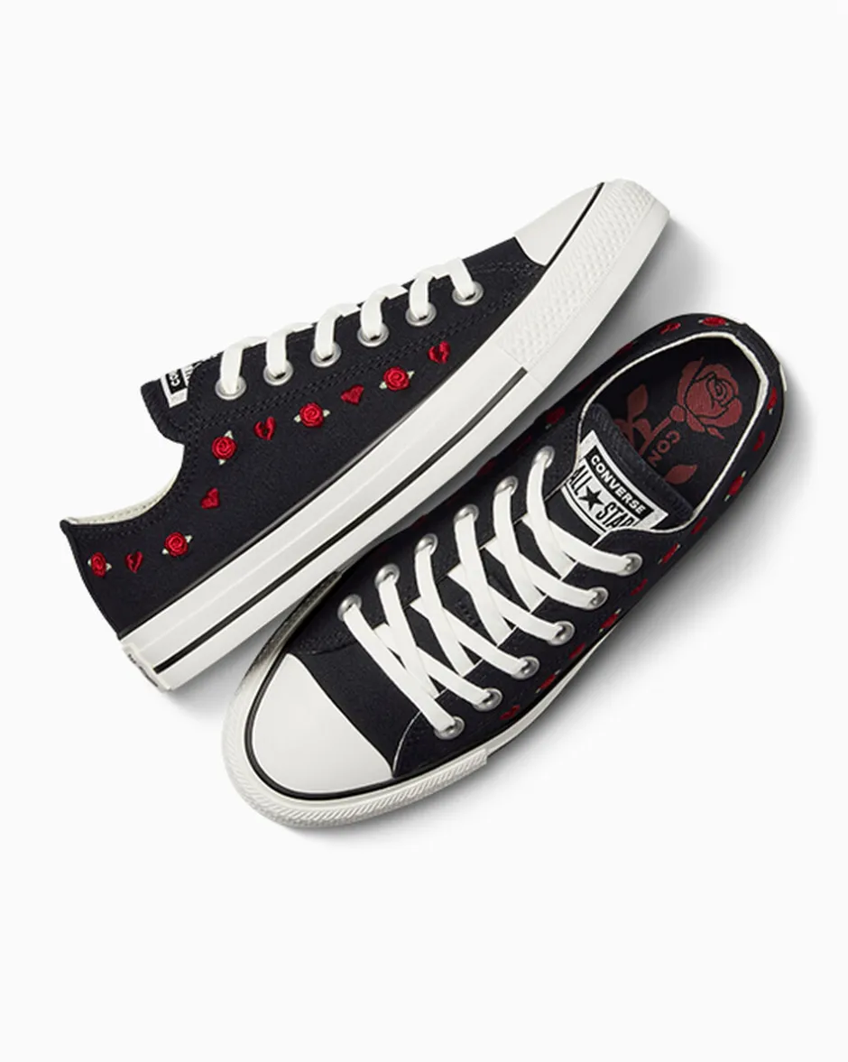 Converse Modelli Bassi<Chuck Taylor All Star Valentine's Day Nero/Rosso/Egret