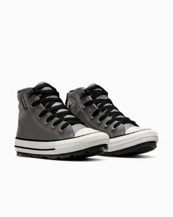 Converse Bambini (Età 4-8 Anni)|Ragazzo<Chuck Taylor All Star Water-Repellent Berkshire Boot Sharkskin/Black/Egret