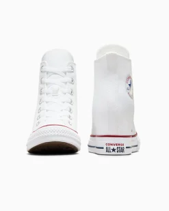 Converse Modelli Alti|Modelli Con Platform<Chuck Taylor All Star Wedge Platform Bianco/Rosso/Navy