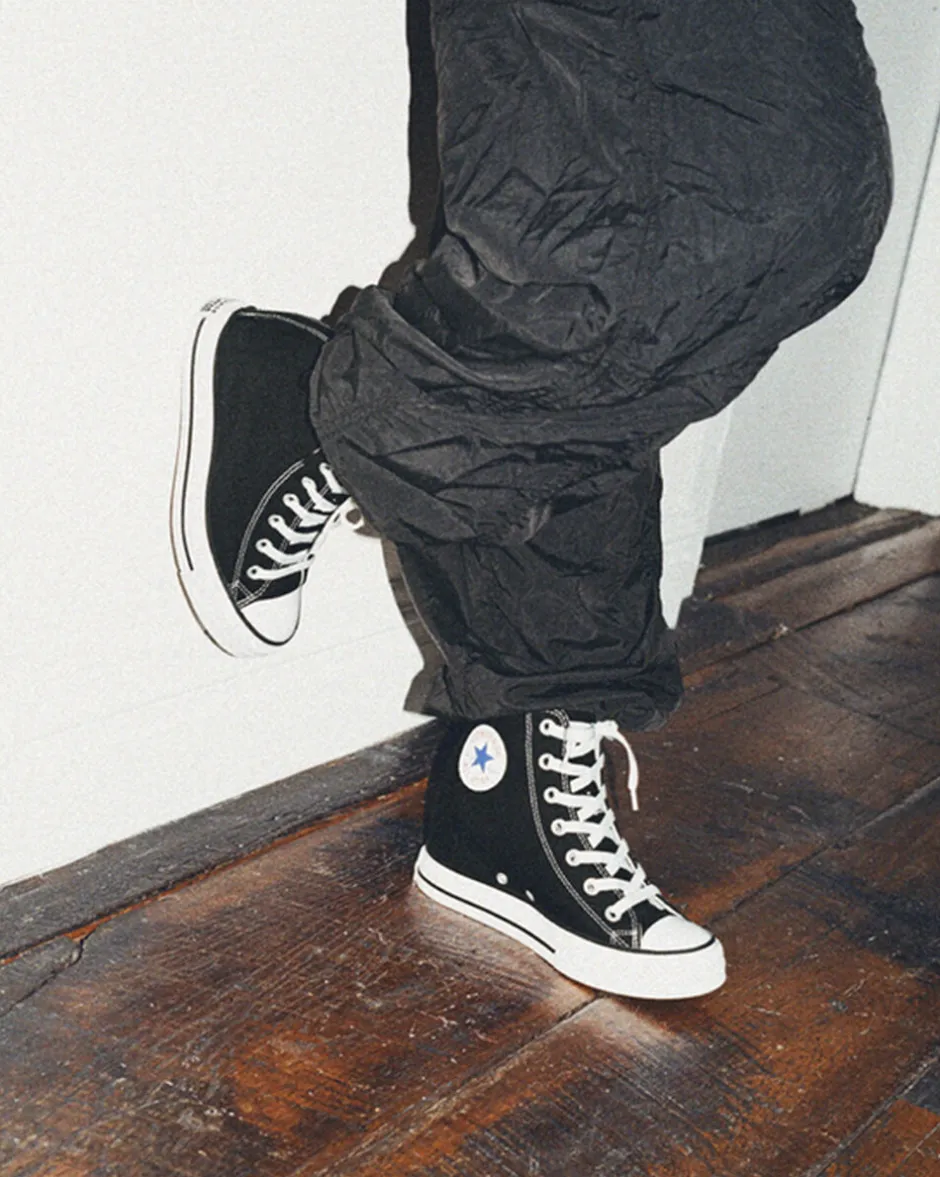 Converse Modelli Alti|Modelli Con Platform<Chuck Taylor All Star Wedge Platform Nero/Rosso/Navy